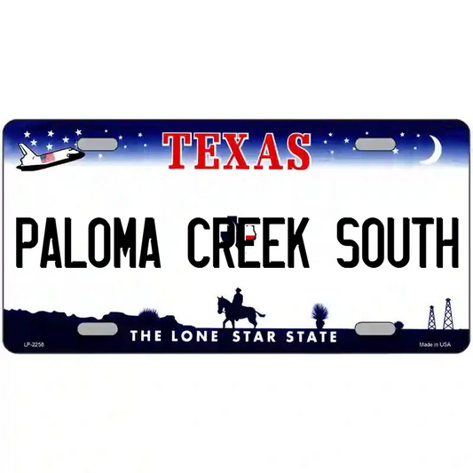 Paloma Creek South Texas Metal Sign