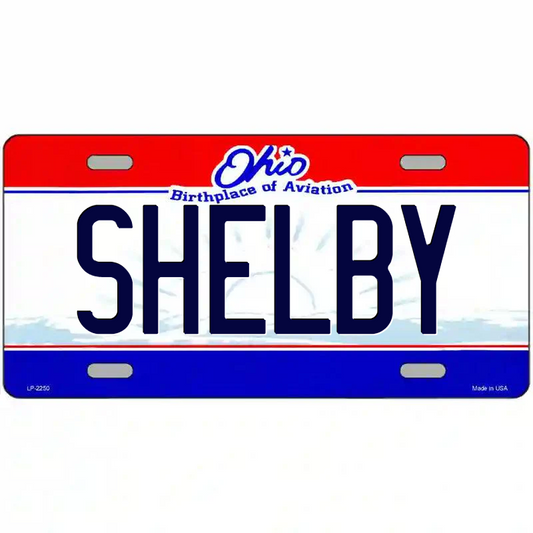 Shelby Ohio Metal Sign
