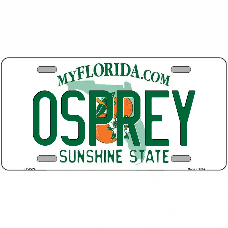 Osprey Florida Metal Sign