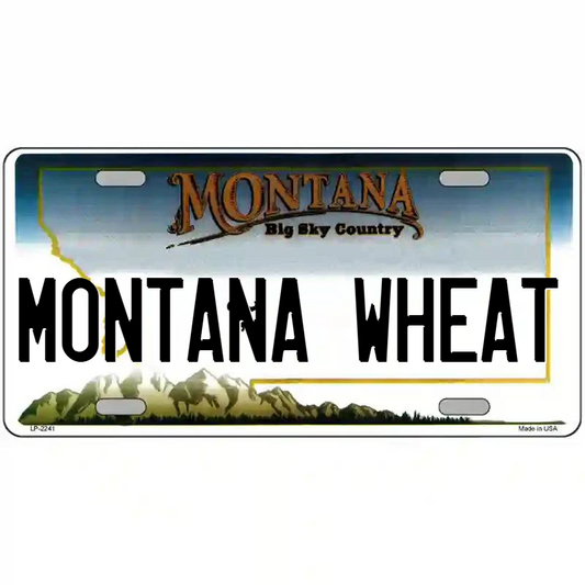 Montana Wheat Montana Metal Sign