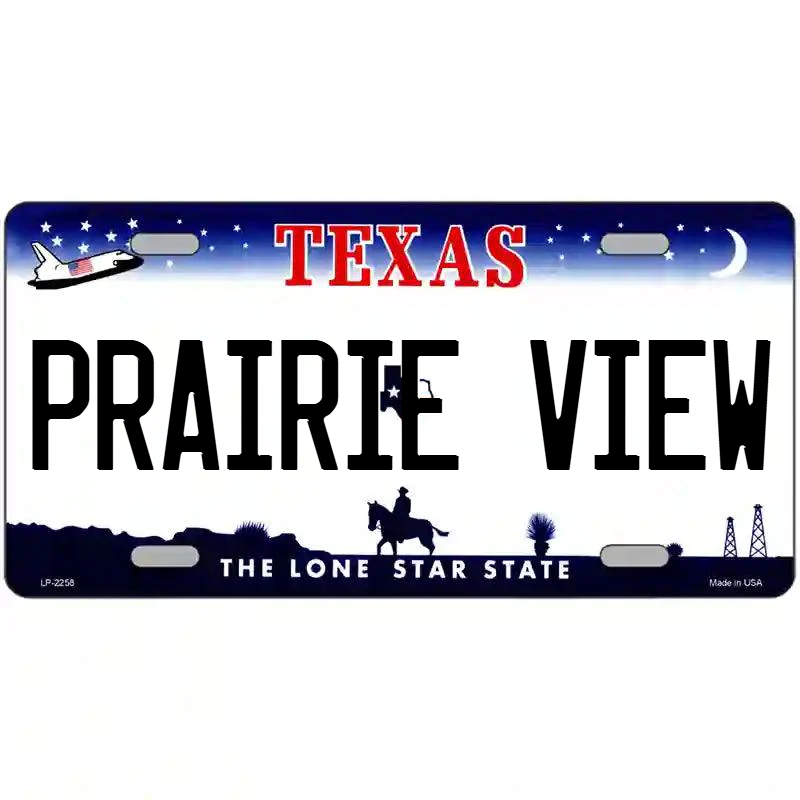Prairie View Texas Metal Sign