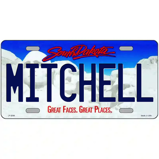 MItchell South Dakota Metal Sign