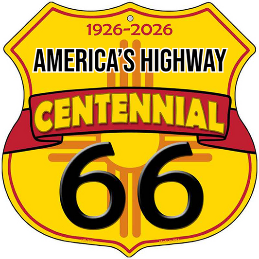 America's Highway New Mexico Flag Route 66 Centennial Highway Shield M