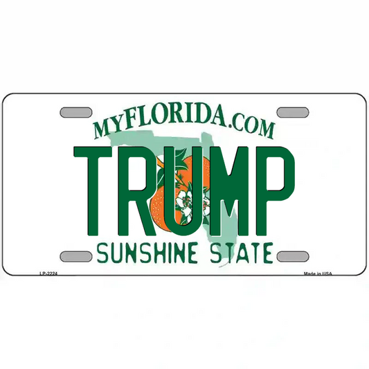 Trump Florida Metal Sign