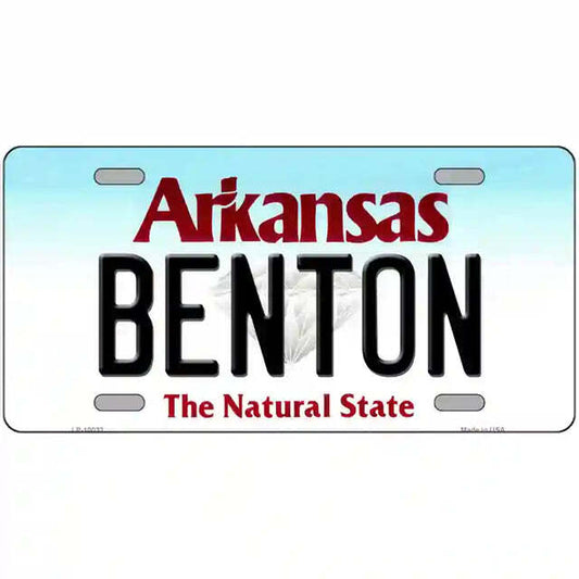 Benton Arkansas Metal Sign