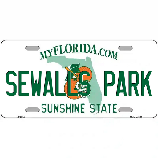 Sewalls Park Florida Metal Sign