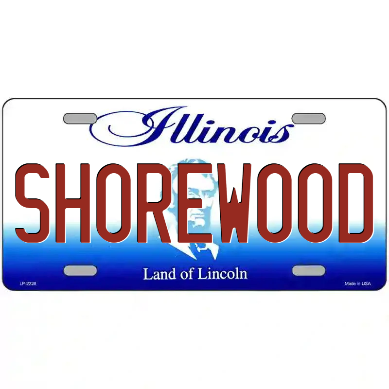 Shorewood Illinois Metal Sign