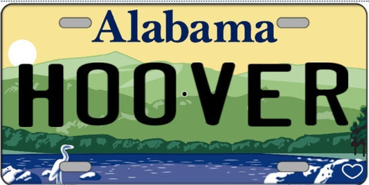 Hoover Alabama Metal Sign