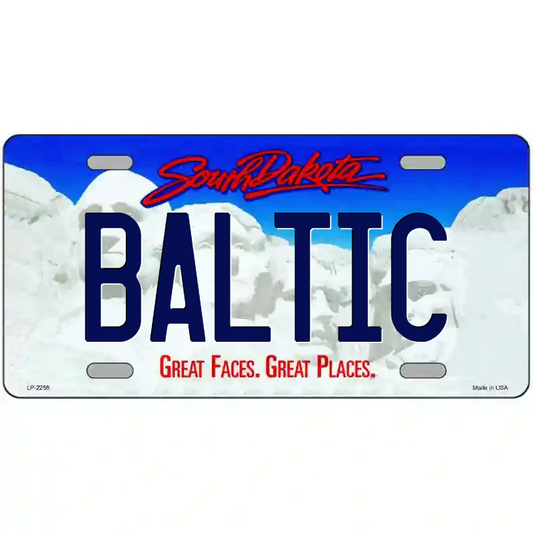 Baltic South Dakota Metal Sign