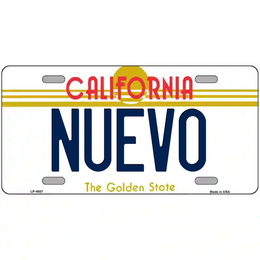 Nuevo California Metal Sign