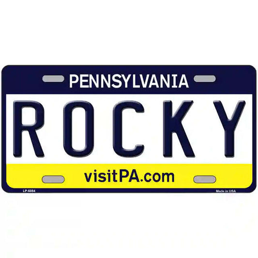 Rocky Pennsylvania Metal Sign