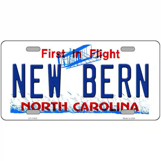 New Bern North Carolina Metal Sign