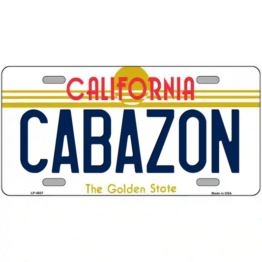 Cabazon California Metal Sign