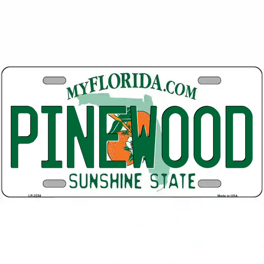 Pinewood Florida Metal Sign