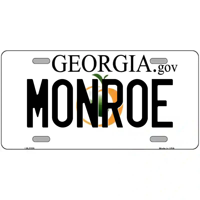 Monroe Georgia Metal Sign
