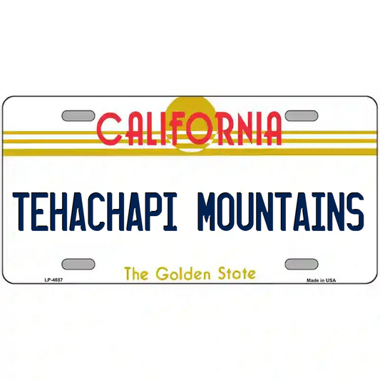 Tehachapi Mountains California Metal Sign