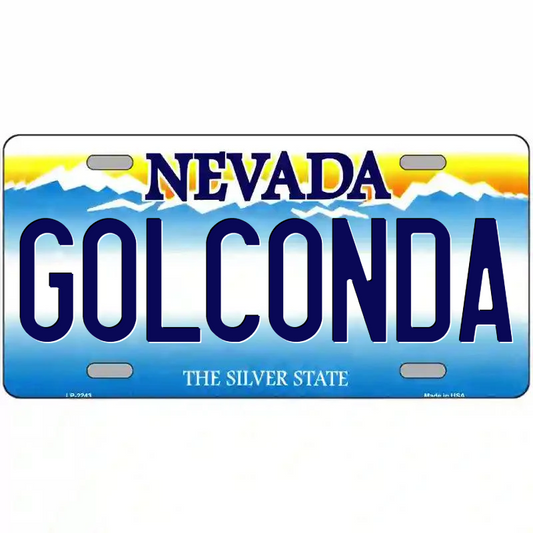 Golconda Nevada Metal Sign