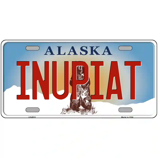Inupiat Alaska Metal Sign