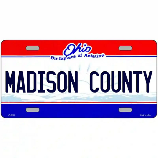 Madison County Ohio Metal Sign