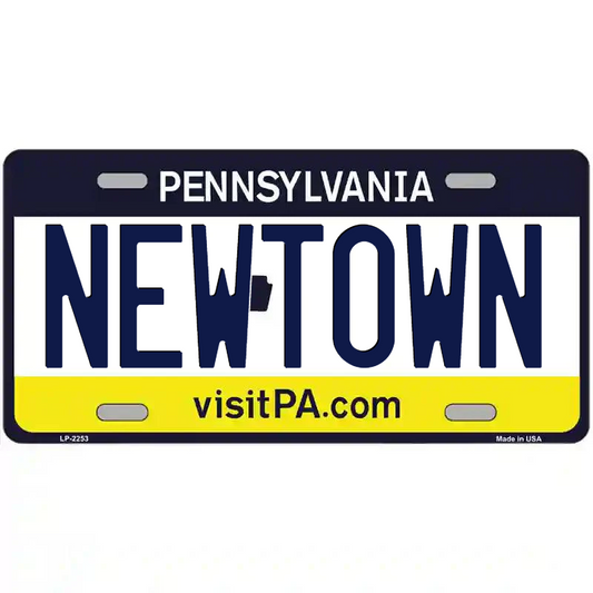 Newtown Pennsylvania Metal Sign