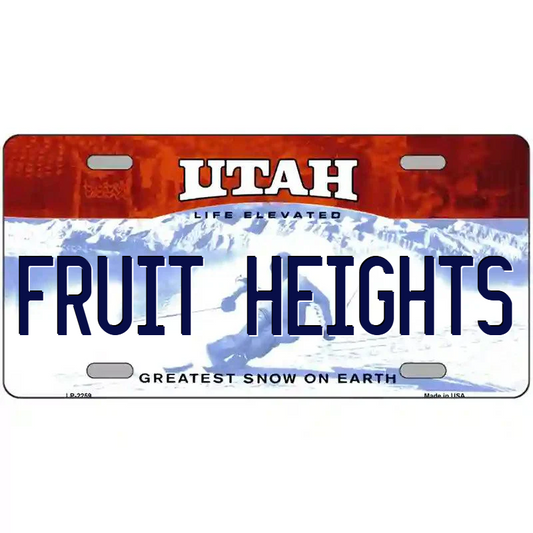 Fruit Heights Utah Metal Sign