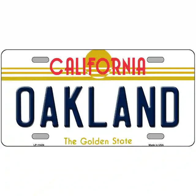 Oakland California Metal Sign