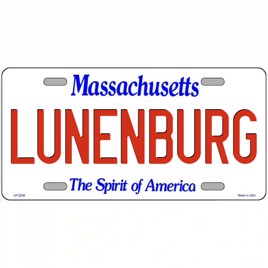 Lunenburg Massachusetts Metal Sign