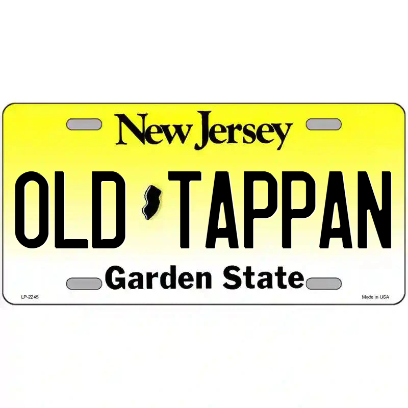 Old Tappan New Jersey Metal Sign