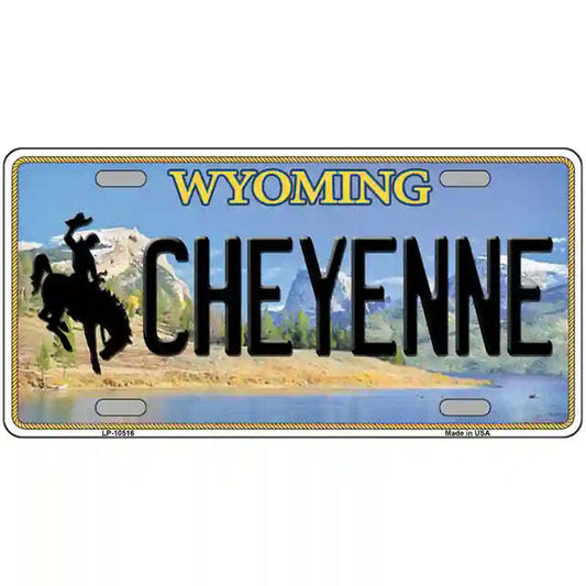 Cheyenne Wyoming Metal Sign