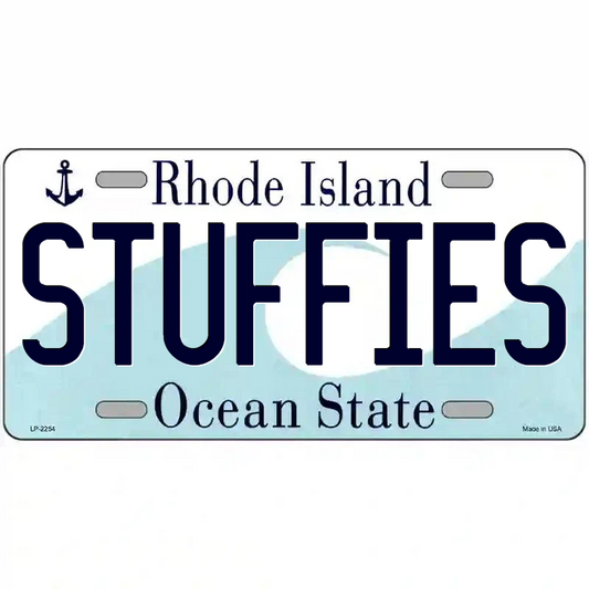 Stuffies Rhode Island Metal Sign