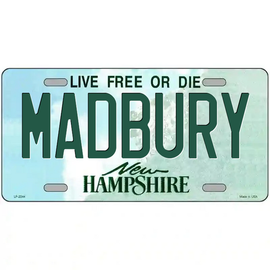 Madbury New Hampshire Metal Sign