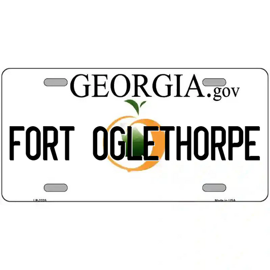 Fort Oglethorpe Georgia Metal Sign