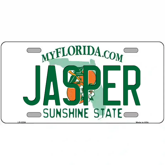 Jasper Florida Metal Sign