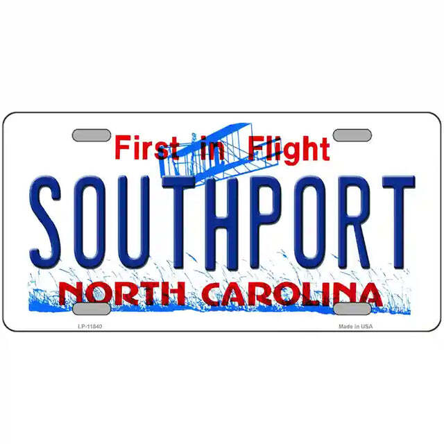 Southport North Carolina Metal Sign