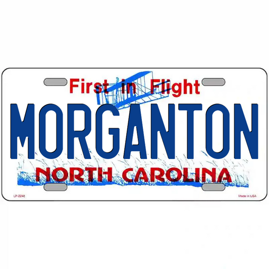 Morganton North Carolina Metal Sign