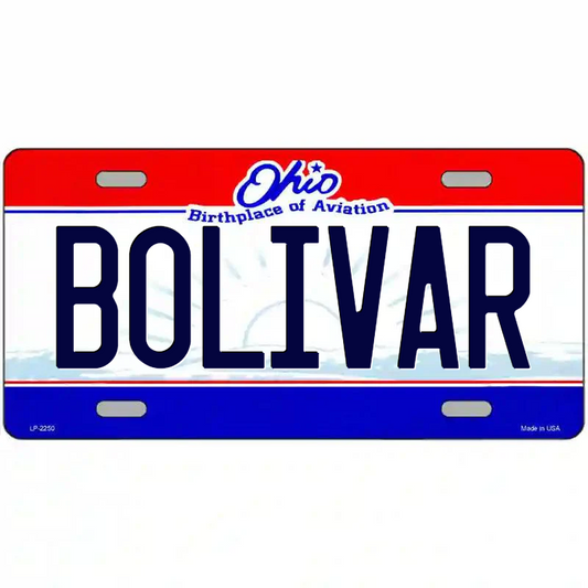 Bolivar Ohio Metal Sign