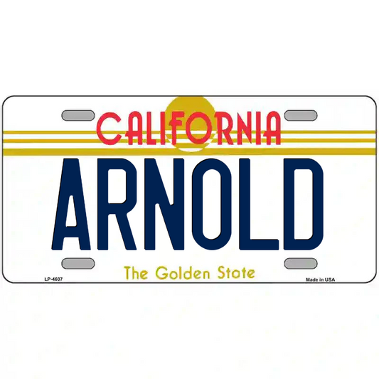 Arnold California Metal Sign