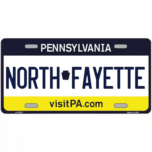 North Fayette Pennsylvania Metal Sign