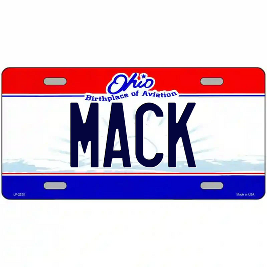 Mack Ohio Metal Sign