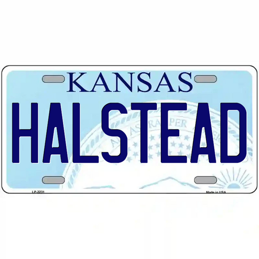 Halstead Kansas Metal Sign
