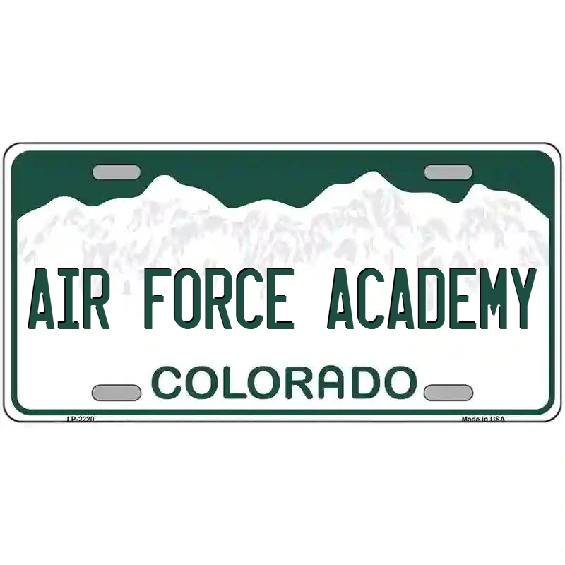 Air Force Academy Colorado Metal Sign