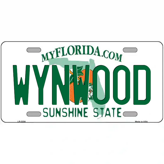 Wynwood Florida Metal Sign