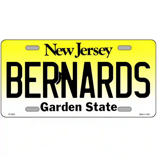 Bernards New Jersey Metal Sign
