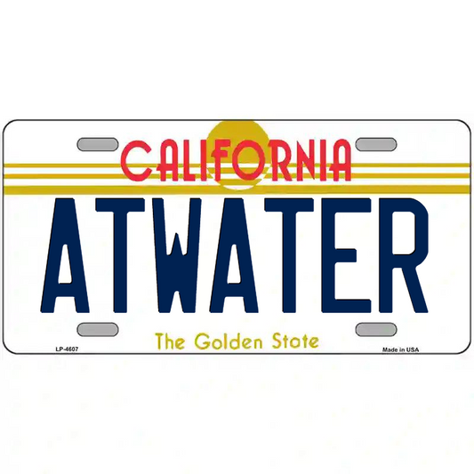 Atwater California Metal Sign