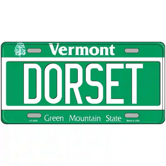 Dorset Vermont Metal Sign