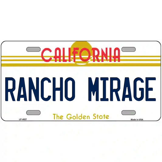 Rancho Mirage California Metal Sign