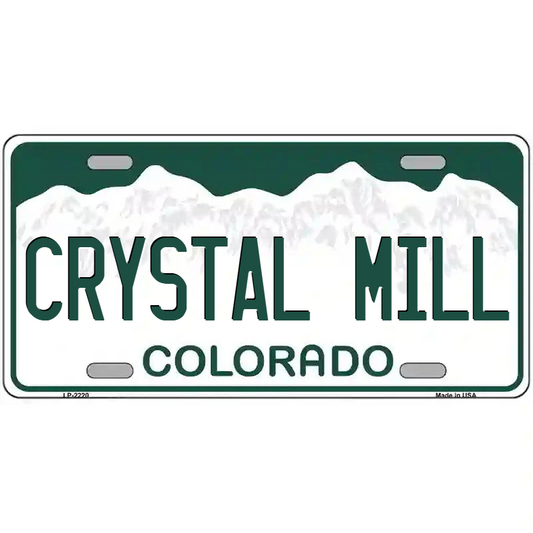 Crystal Mill Colorado Metal Sign