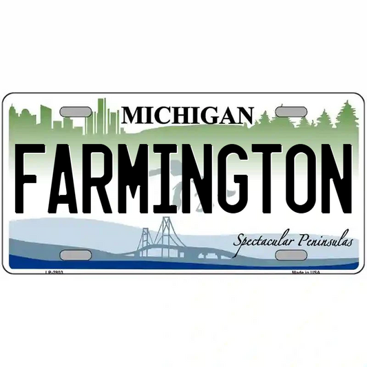 Farmington Michigan Metal Sign