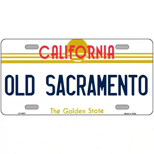 Old Sacramento California Metal Sign