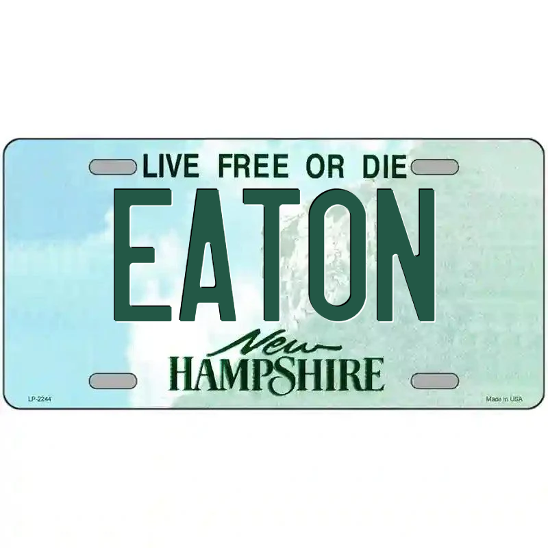 Eaton New Hampshire Metal Sign